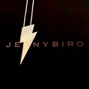NEW⚡️Jenny Bird Silver Lightening Bolt Necklace NWOT
